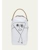 Plan C Pili Graphic-Print Leather Bucket Bag - 1