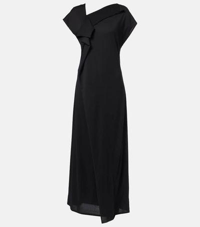 Plan C Plan C Asymmetric draped midi dress
