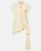 Plan C Plan C Asymmetric tie-neck blouse - 1