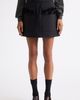 PLAN C PLAN C Floral Embellished Pocket Stretch Wool Miniskirt - 1