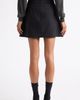 PLAN C PLAN C Floral Embellished Pocket Stretch Wool Miniskirt - 3