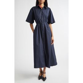 PLAN C PLAN C Oversize Cotton Shirtdress
