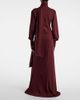 Plan C Plan C Scarf-detail cotton maxi dress - 3