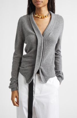 PLAN C PLAN C Shawl Collar Cashmere Cardigan