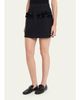 Plan C Rosette-Embellished Wool Mini Skirt - 4