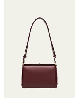 Plan C Small Folded Shoulder Bag in Vitello Leather