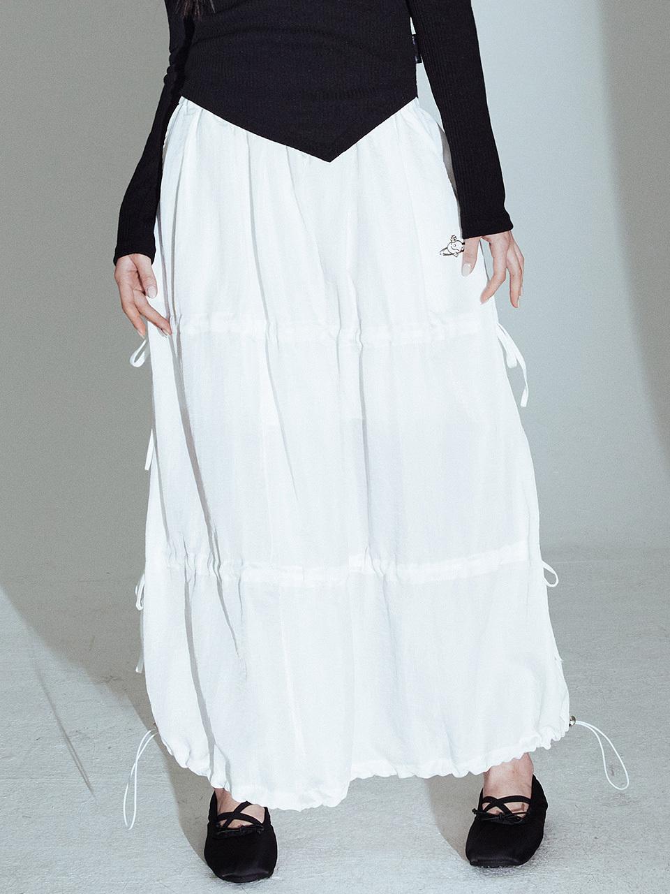 PLASMA SPHERE GISELLE SKIRT IN WHITE