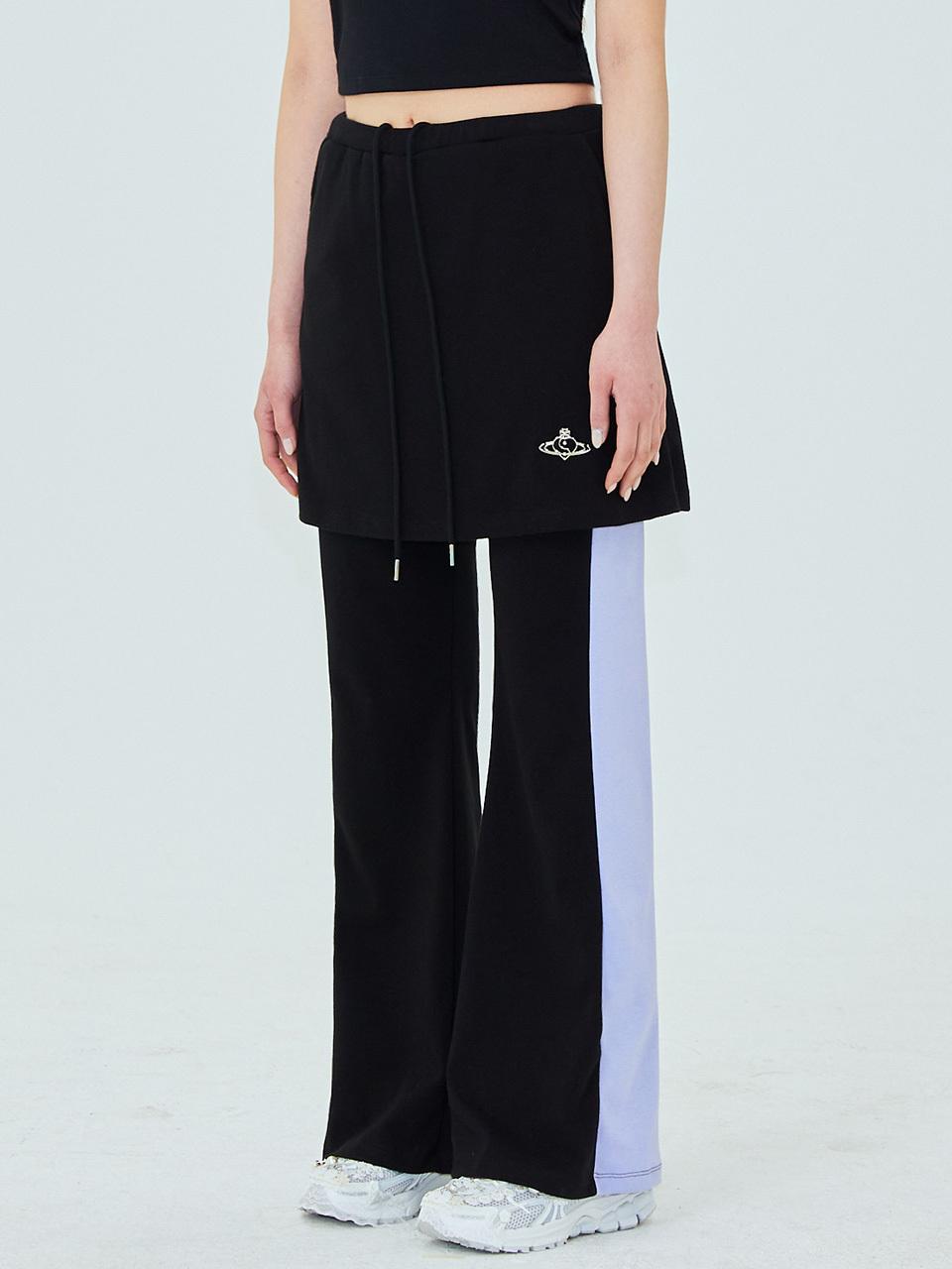 PLASMA SPHERE SPIN PANTS IN BLACK (skirt pants)