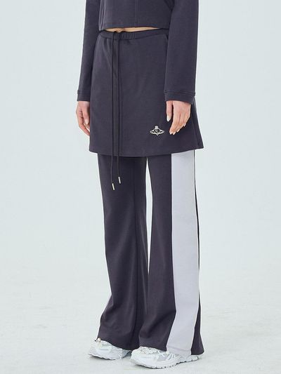 PLASMA SPHERE SPIN PANTS IN DARK GREY (skirt pants)