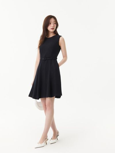 PLASTIC ISLAND Tweed Bustier Mini Dress (PR2WO903)