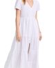 Playa Lucila Playa Lucila Button Maxi Dress White XS - 1