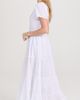 Playa Lucila Playa Lucila Button Maxi Dress White XS - 4
