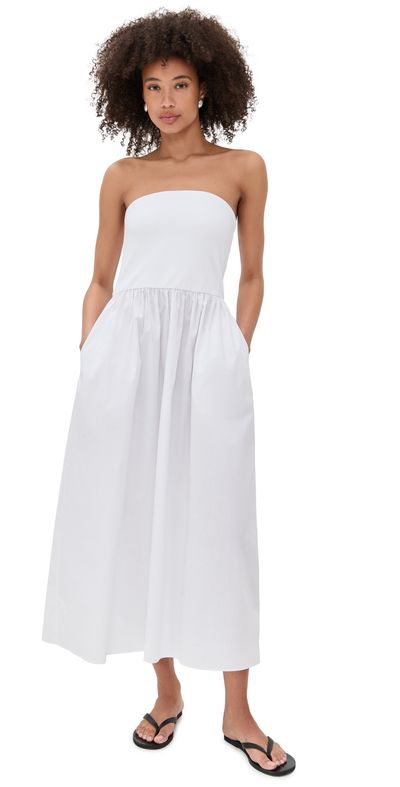 Playa Lucila Playa Lucila Combo Maxi Dress White XL