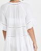 Playa Lucila Playa Lucila Drop Waist Mini Dress White XS - 3