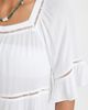 Playa Lucila Playa Lucila Drop Waist Mini Dress White XS - 6