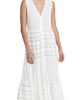 Playa Lucila Playa Lucila Eyelet Maxi Dress White L - 1