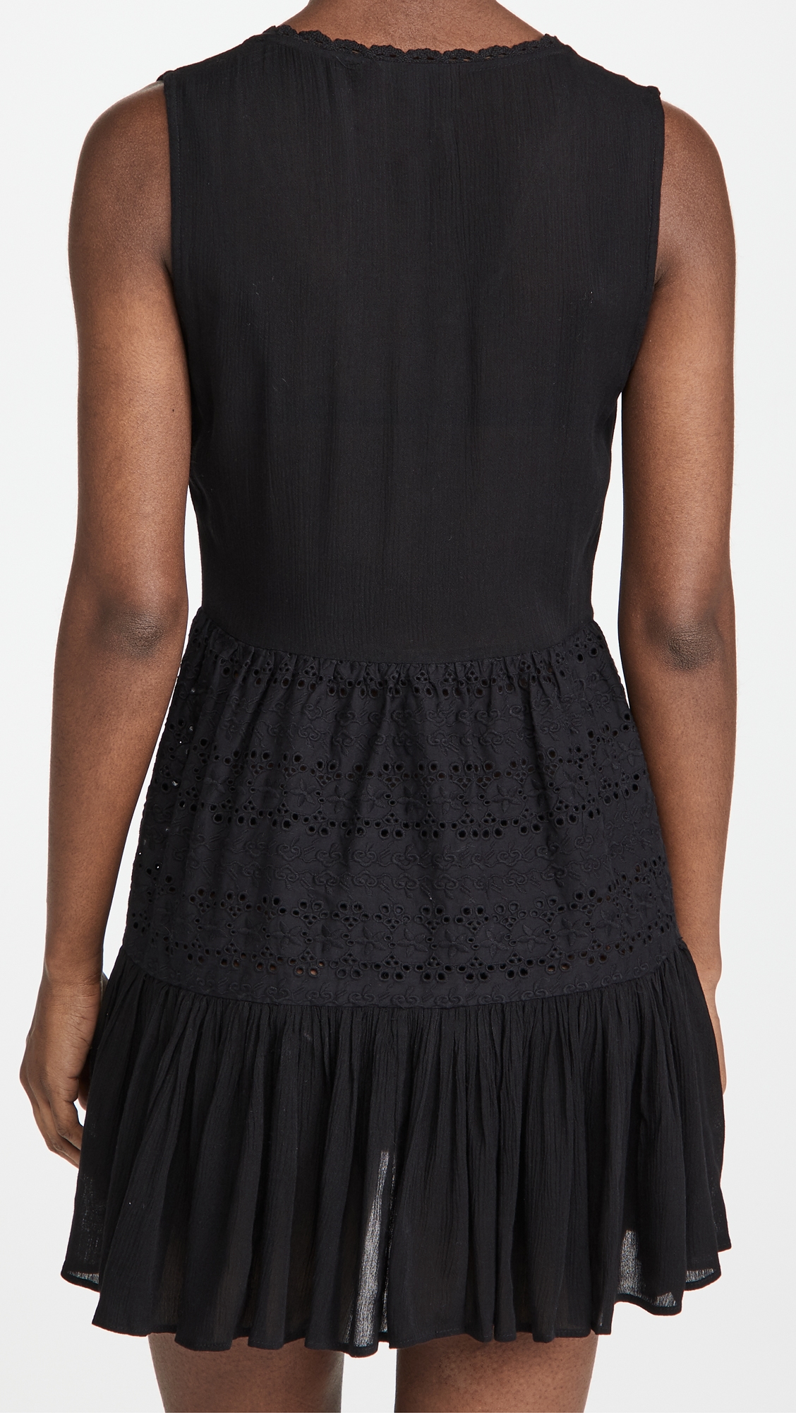 playa lucila ruffle mini dress Tobacco Mini Dress