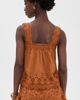 Playa Lucila Playa Lucila Eyelet Tank Tobacco - 3
