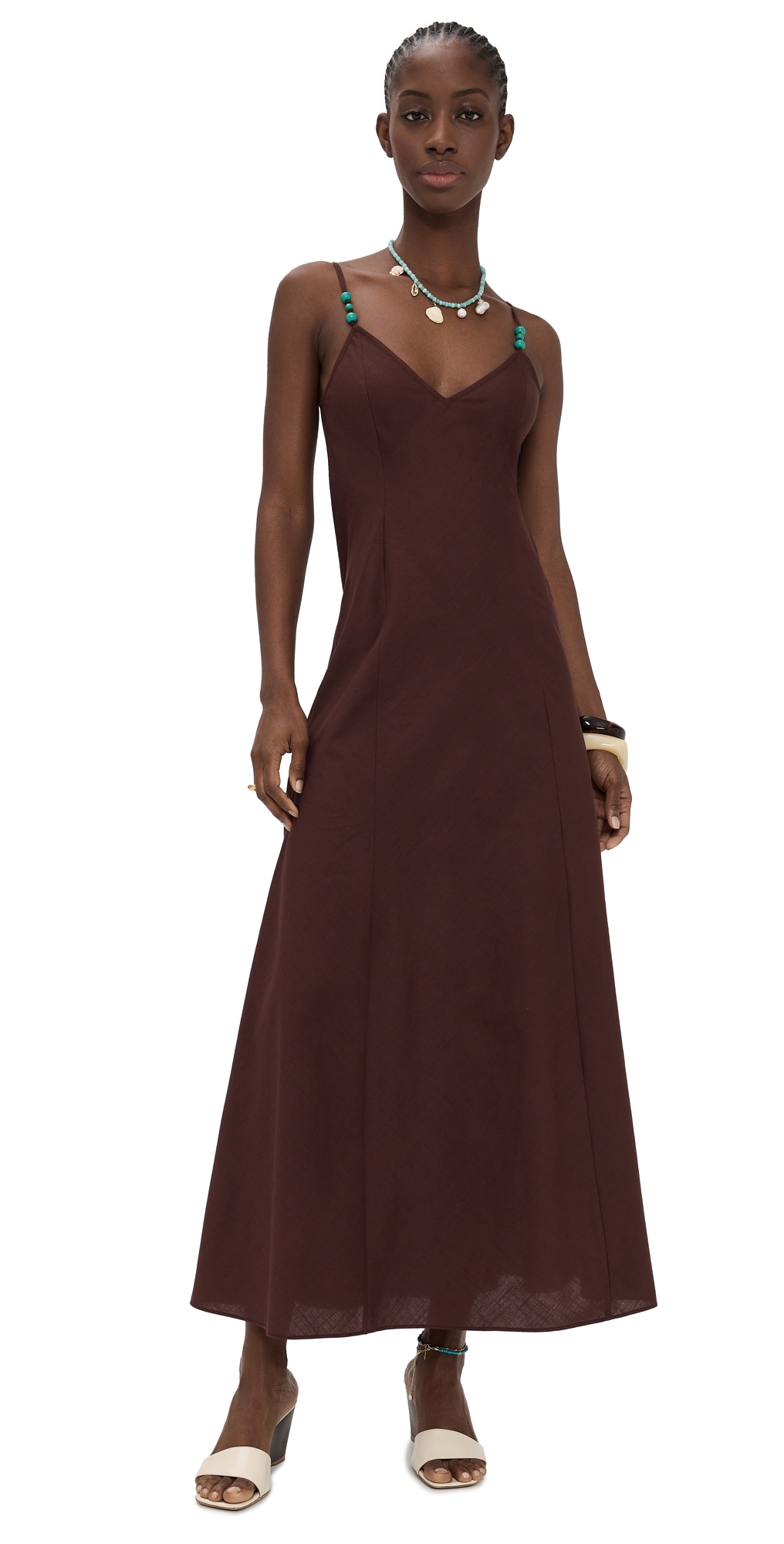 live action maxi dress brown Live Action Maxi Dress Brown