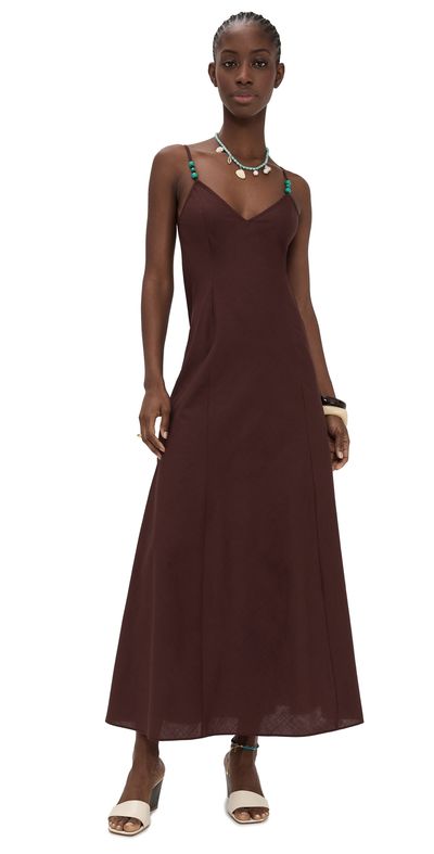 Playa Lucila Playa Lucila Maxi Dress Brown