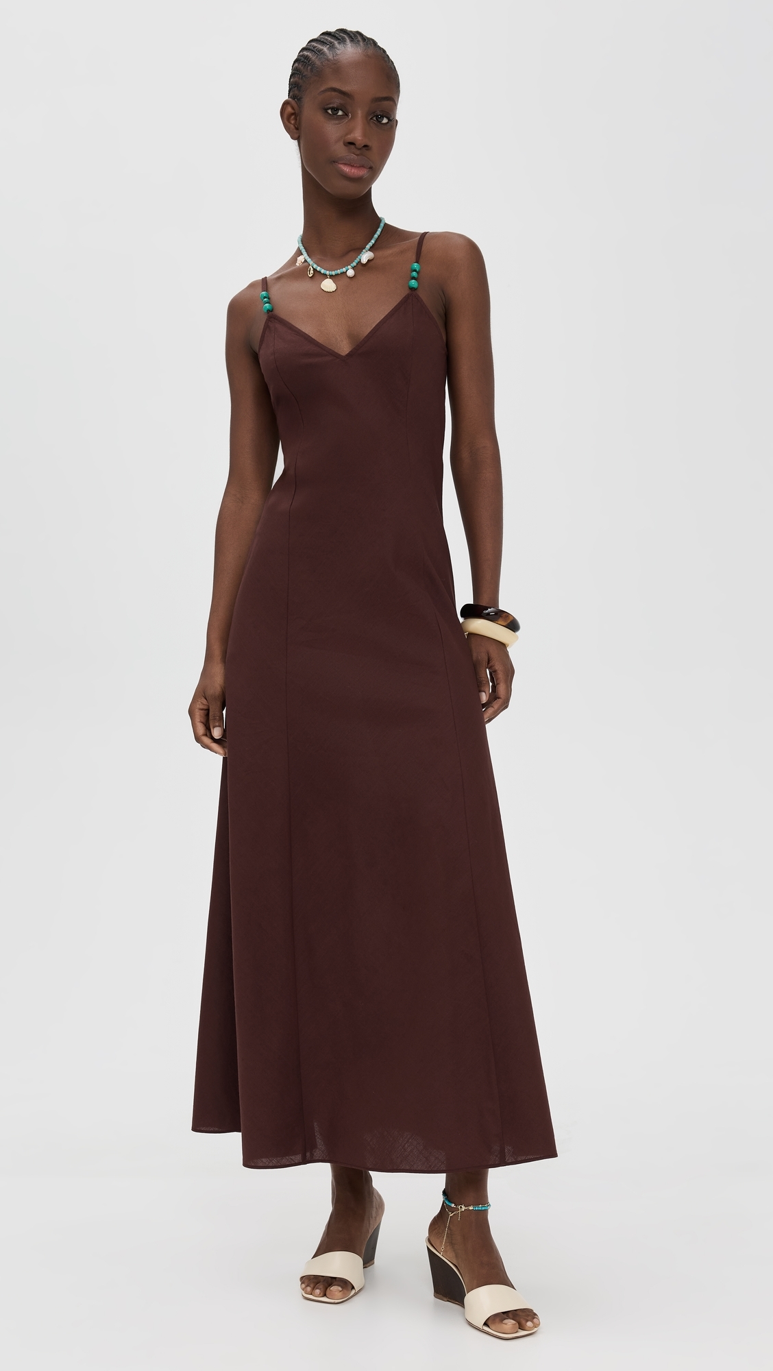 halter midi dress pink Gracia Pink Mesh Halter Midi Dress