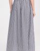 Playa Lucila Playa Lucila Maxi Skirt Black Gingham XL - 3