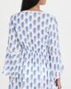 Playa Lucila Playa Lucila Mini Border Print Kimono Blue Border Print S - 3