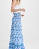 Playa Lucila Playa Lucila Printed Ruffle Skirt Blue Multi L - 4