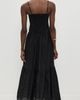 Playa Lucila Playa Lucila Square Neck Maxi Dress Black XL - 3