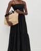 Playa Lucila Playa Lucila Square Neck Maxi Dress Black XL - 5