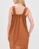 Playa Lucila Playa Lucila Tobacco Mini Dress Tobacco - 3