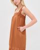 Playa Lucila Playa Lucila Tobacco Mini Dress Tobacco - 4