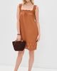 Playa Lucila Playa Lucila Tobacco Mini Dress Tobacco - 5