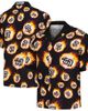 PLEASURES Men's PLEASURES Black San Francisco Giants Flame Fireball Button-Up Shirt  - 1