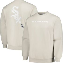 PLEASURES Men's PLEASURES Gray Chicago White Sox Ballpark Pullover Sweatshirt 