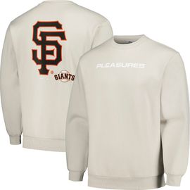 PLEASURES Men's PLEASURES Gray San Francisco Giants Ballpark Pullover Sweatshirt 