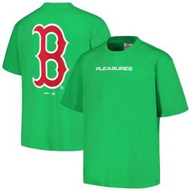 PLEASURES Men's PLEASURES Green Boston Red Sox Ballpark T-Shirt 