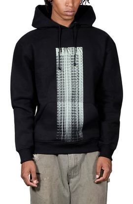 PLEASURES PLEASURES Blurred Logo Graphic Hoodie