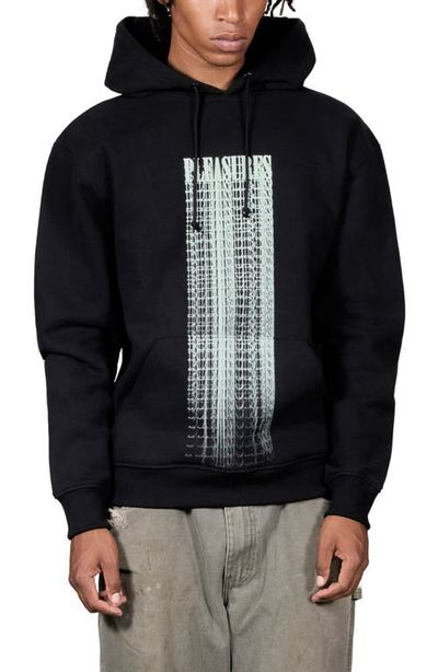 PLEASURES PLEASURES Blurred Logo Graphic Hoodie