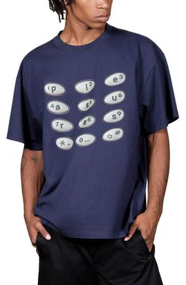 PLEASURES PLEASURES Buttons Graphic T-Shirt