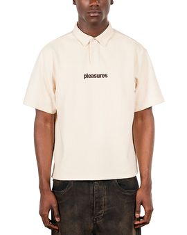 Pleasures Pleasures Cable Logo Polo Shirt