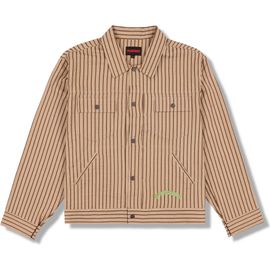 PLEASURES PLEASURES Cat Mirror Stripe Cotton Trucker Jacket