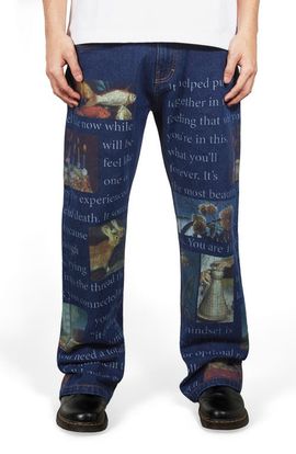 PLEASURES PLEASURES Connections Relaxed Straight Leg Jeans