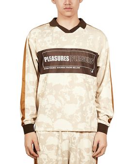 Pleasures Pleasures Despair Logo Skull Graphic Polo Jersey