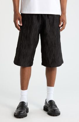 PLEASURES PLEASURES Disguise Pleated Shorts