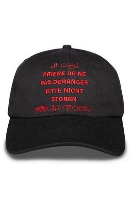 PLEASURES PLEASURES Disturb Cotton Twill Baseball Cap
