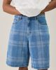 PLEASURES PLEASURES Experiment Jorts in Pale Blue, Men's at Urban Outfitters - 2