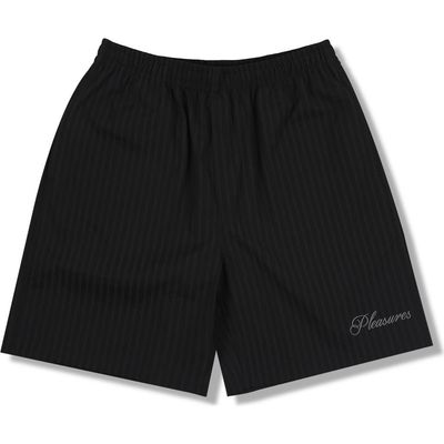 PLEASURES PLEASURES Fortunate Textured Stripe Active Shorts