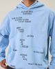PLEASURES PLEASURES Indoors Graphic Hoodie Sweatshirt in Blue, Men's at Urban Outfitters - 3