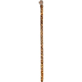 PLEASURES PLEASURES Leopard Print Stud Genuine Calf Hair Belt 